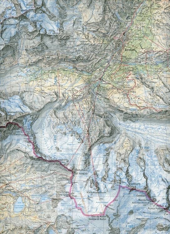 Produktbild: Swisstopo 1 : 50 000 Matterhorn Mischabel