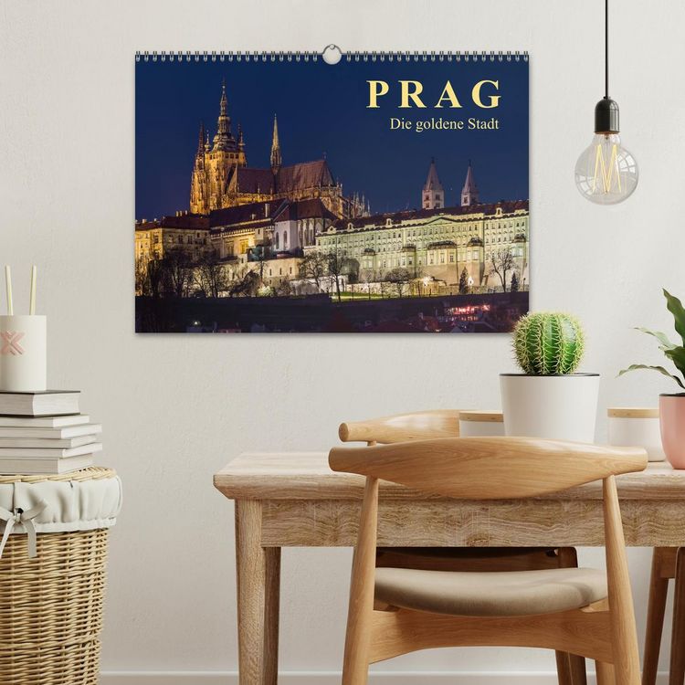 Produktbild: Prag - die goldene Stadt (Wandkalender 2026 DIN A3 quer), CALVENDO Monatskalender