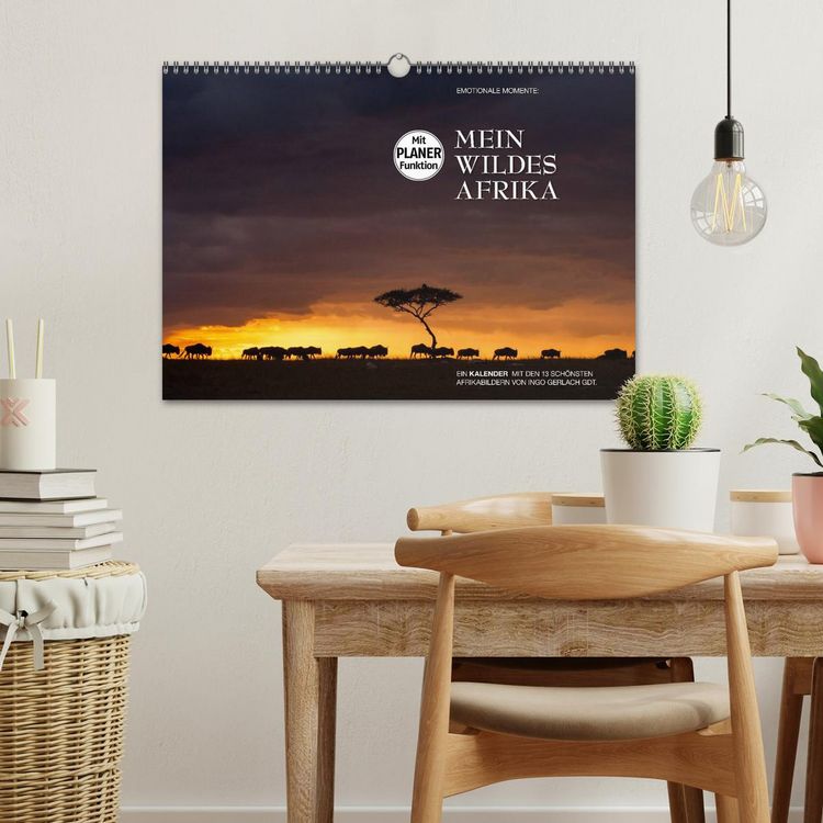 Produktbild: Emotionale Momente: Mein wildes Afrika (Wandkalender 2026 DIN A3 quer), CALVENDO Monatskalender