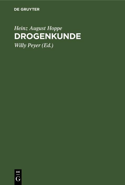 Produktbild: Drogenkunde