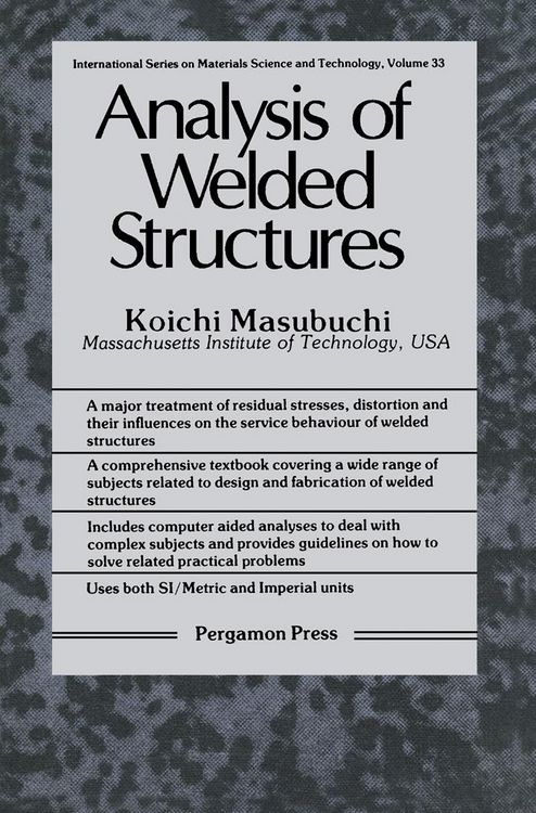Produktbild: Analysis of Welded Structures
