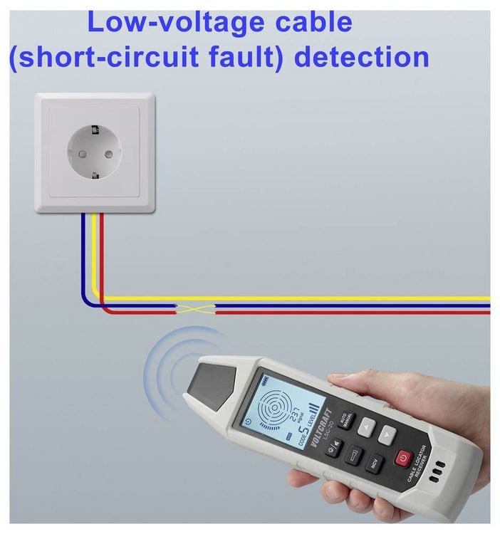Produktbild: VOLTCRAFT LSG-20 Leitungssucher Identifikation
