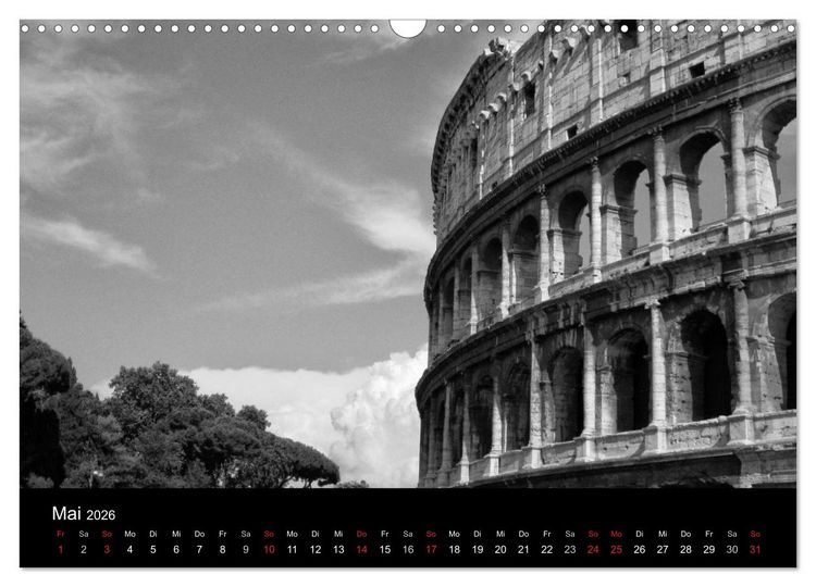 Produktbild: Metropole Rom (Wandkalender 2026 DIN A3 quer), CALVENDO Monatskalender