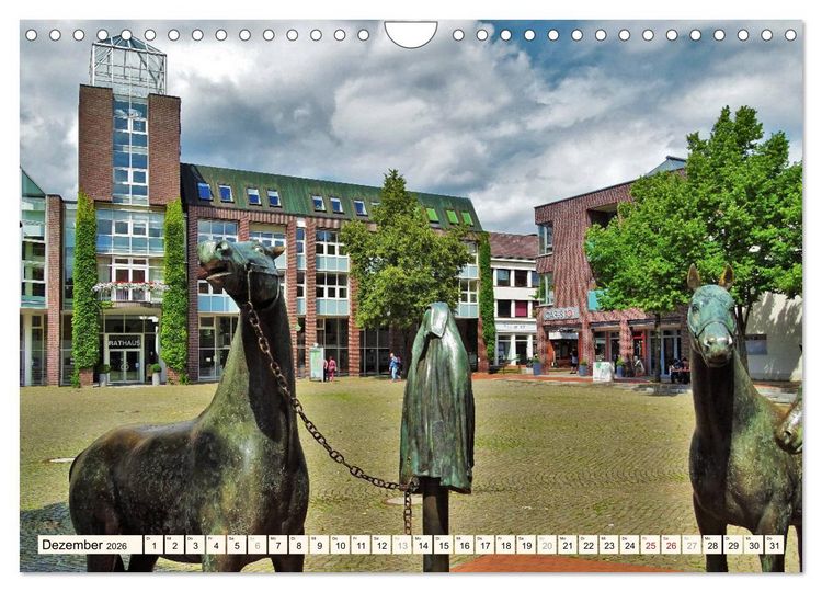 Produktbild: Rotenburg - Die bunte Stadt an der W&uuml;mme (Wandkalender 2026 DIN A4 quer), CALVENDO Monatskalender
