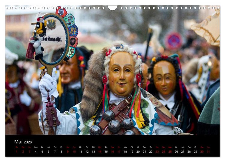 Produktbild: Die Rottweiler Fastnacht (Wandkalender 2026 DIN A3 quer), CALVENDO Monatskalender