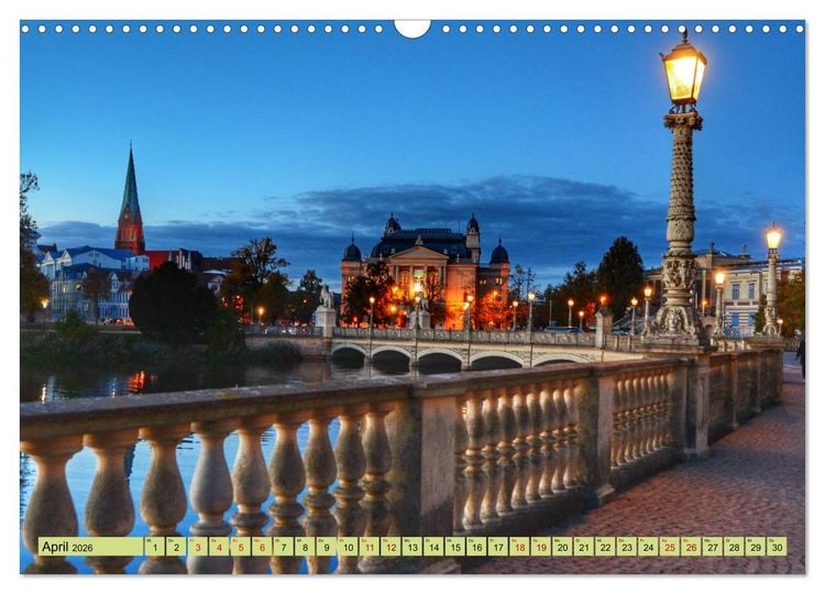Produktbild: Schwerin - Welterbe (Wandkalender 2026 DIN A3 quer), CALVENDO Monatskalender