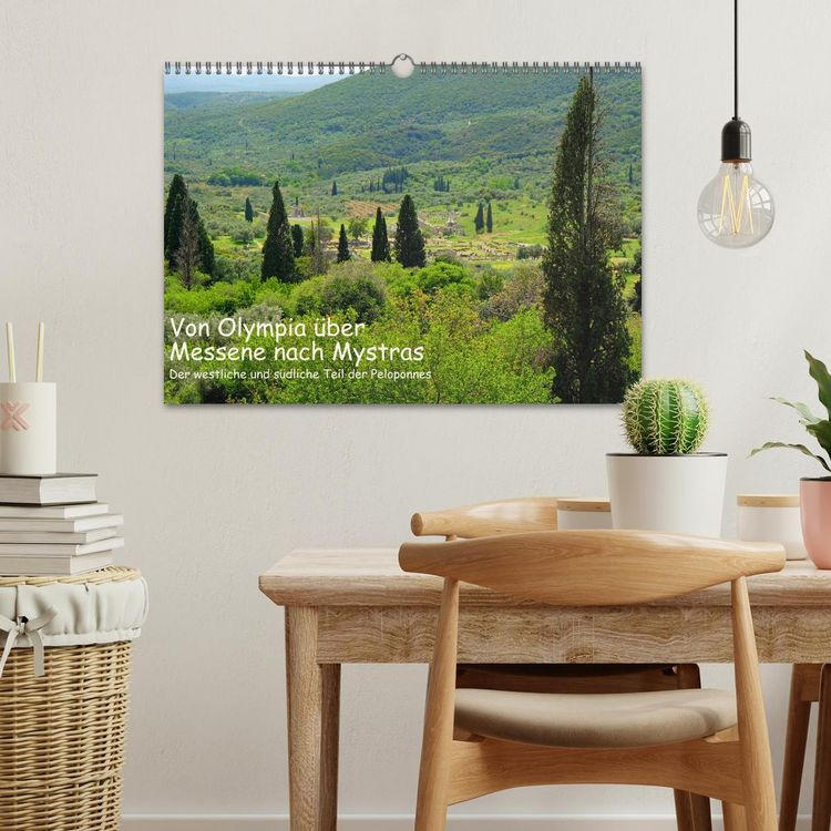 Produktbild: Von Olympia &uuml;ber Messene nach Mystras (Wandkalender 2026 DIN A3 quer), CALVENDO Monatskalender