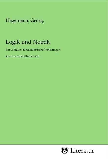 Produktbild: Logik und Noetik