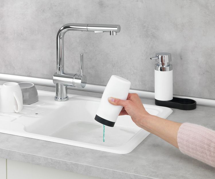 Produktbild: Sp&uuml;lstation Mod. Easy Squeez-e Wei&szlig;, Sp&uuml;lbecken-Organizer