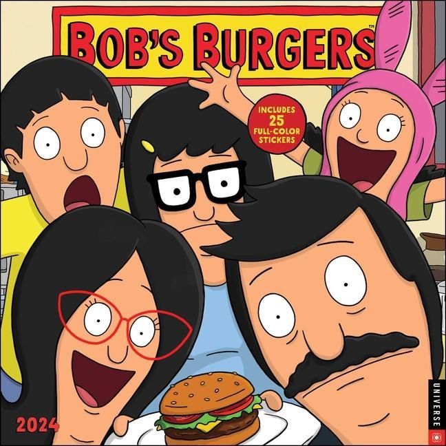 Produktbild: Twentieth Century Studios Inc: Bob's Burgers 2024 Wall Calen