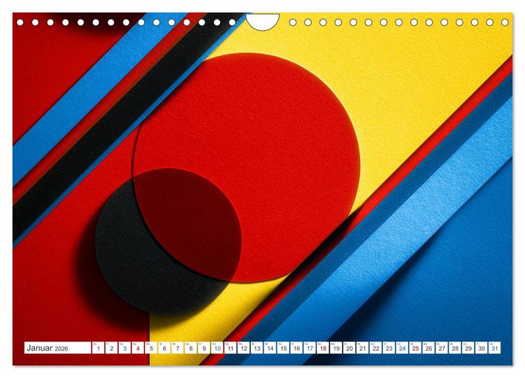 Produktbild: Design trifft Zeit (Wandkalender 2026 DIN A4 quer), CALVENDO Monatskalender