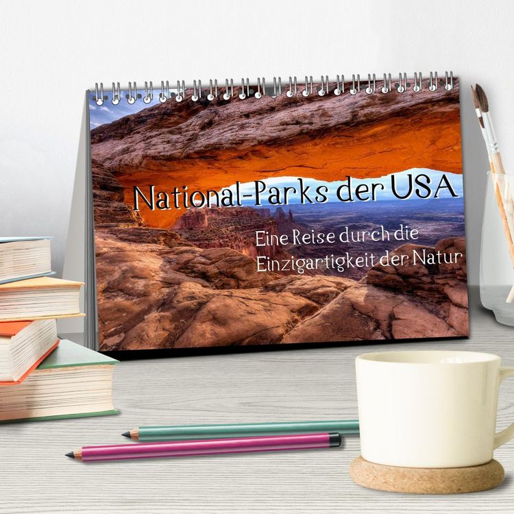 Produktbild: National-Parks der USA (Tischkalender 2026 DIN A5 quer), CALVENDO Monatskalender