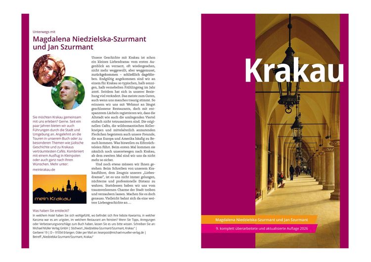 Produktbild: MICHAEL M&Uuml;LLER Reisef&uuml;hrer Krakau MM-City