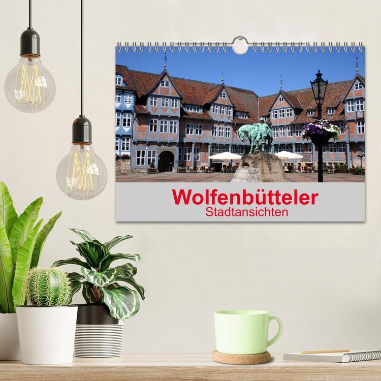 Produktbild: Wolfenb&uuml;tteler Stadtansichten (Wandkalender 2026 DIN A4 quer), CALVENDO Monatskalender