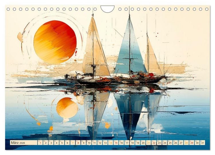 Produktbild: Segeln, der Traum beginnt (Wandkalender 2026 DIN A4 quer), CALVENDO Monatskalender