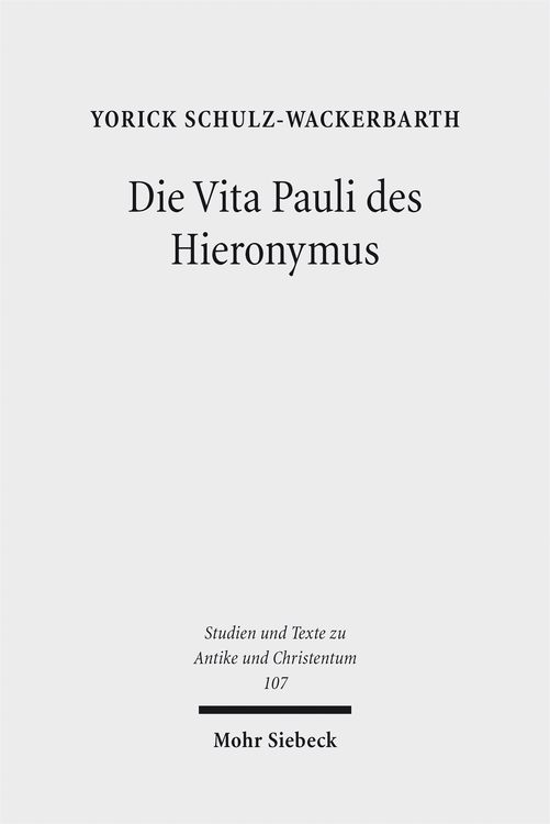 Produktbild: Die Vita Pauli des Hieronymus