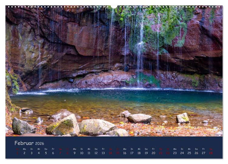 Produktbild: Naturwunder Madeira (hochwertiger Premium Wandkalender 2026 DIN A2 quer), Kunstdruck in Hochglanz