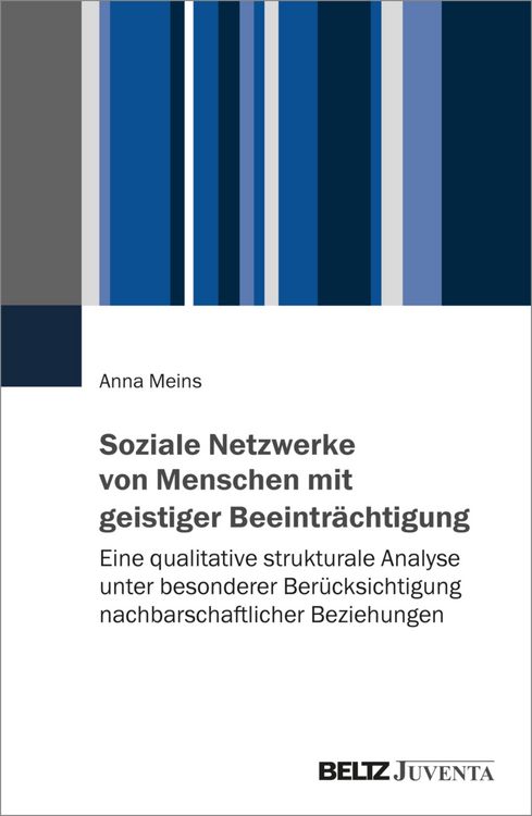 Produktbild: Soziale Netzwerke von Menschen mit geistiger Beeintr&auml;chtigung