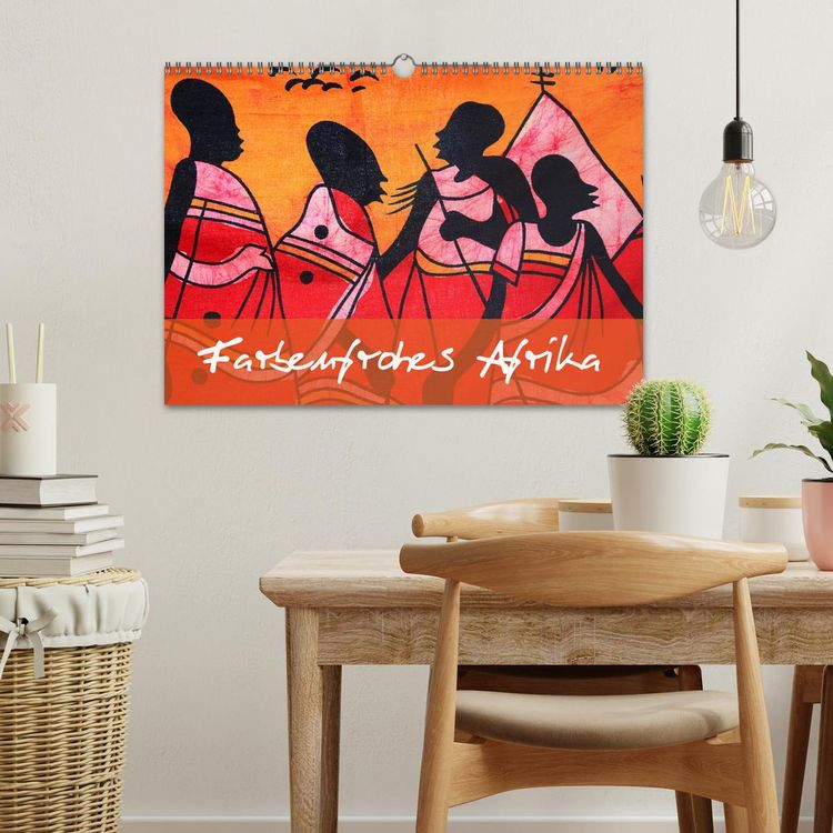 Produktbild: Farbenfrohes Afrika (Wandkalender 2026 DIN A3 quer), CALVENDO Monatskalender
