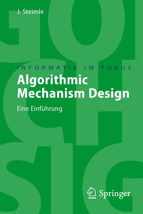Produktbild: Algorithmic Mechanism Design