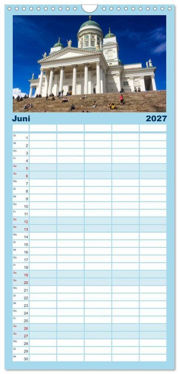 Produktbild: Familienplaner 2027 - Kreuzfahrtpiraten mit 5 Spalten (Wandkalender, 21 x 45 cm) CALVENDO