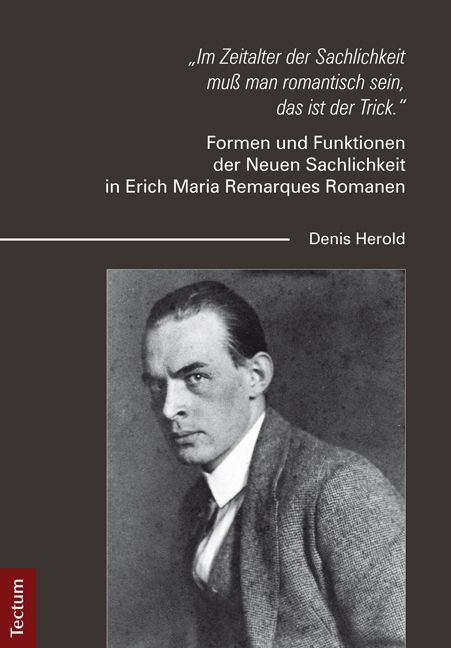 Produktbild: "Im Zeitalter der Sachlichkeit mu&szlig; man romantisch sein, das ist der Trick."