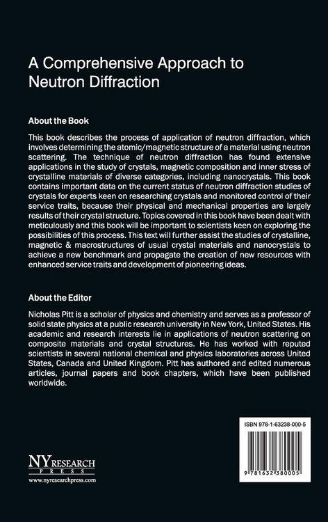 Produktbild: A Comprehensive Approach to Neutron Diffraction