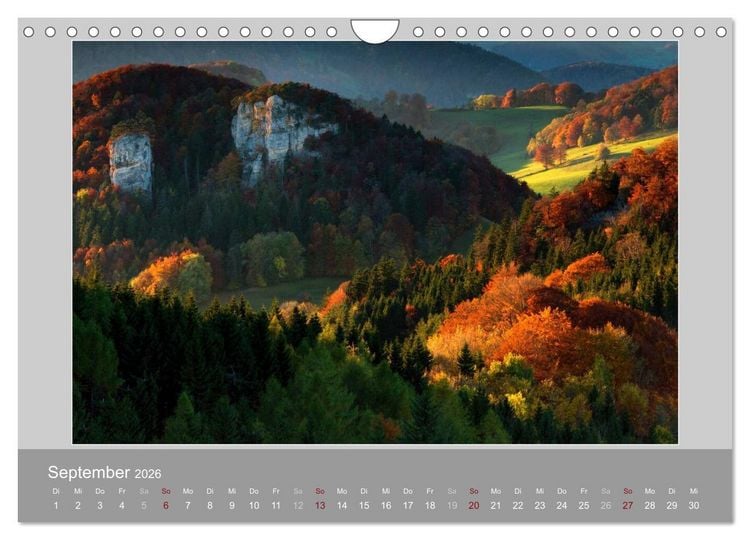 Produktbild: Schweiz - Impressionen der idyllischen Bergwelt im Laufe der Jahreszeiten (Wandkalender 2026 DIN A4 quer), CALVENDO Monatskalender