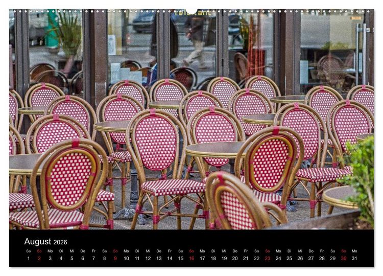 Produktbild: Paris (hochwertiger Premium Wandkalender 2026 DIN A2 quer), Kunstdruck in Hochglanz