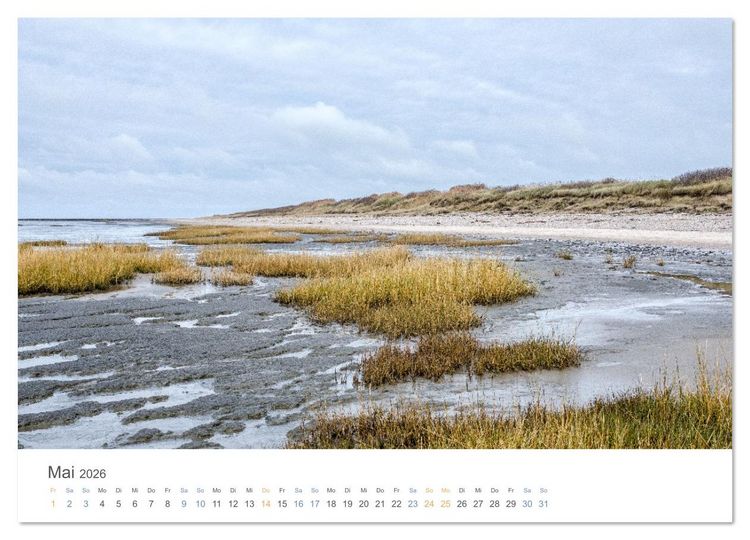 Produktbild: S&oslash;nderjylland - D&auml;nemarks S&uuml;den (Wandkalender 2026 DIN A4 quer), CALVENDO Monatskalender
