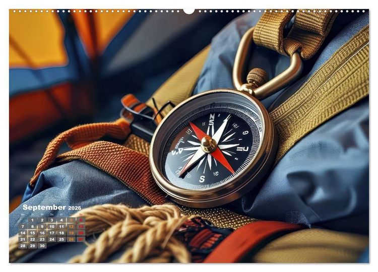 Produktbild: Camping-Life und Abenteuer (hochwertiger Premium Wandkalender 2026 DIN A2 quer), Kunstdruck in Hochglanz