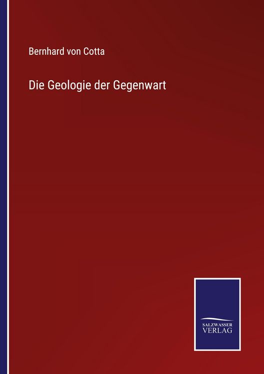 Produktbild: Die Geologie der Gegenwart