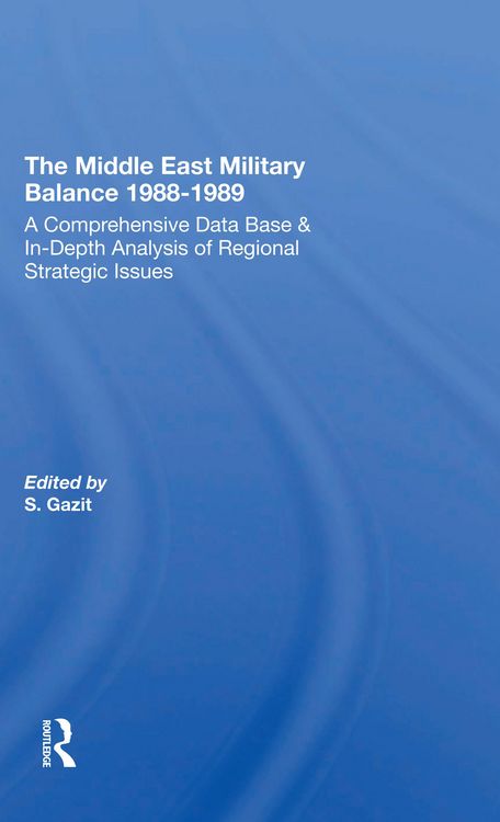 Produktbild: The Middle East Military Balance 1988-1989