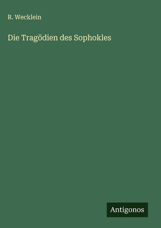 Produktbild: Die Trag&ouml;dien des Sophokles