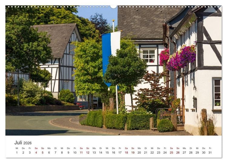 Produktbild: Grafschaft, ein Dorf im Schmallenberger Sauerland (hochwertiger Premium Wandkalender 2026 DIN A2 quer), Kunstdruck in Hochglanz