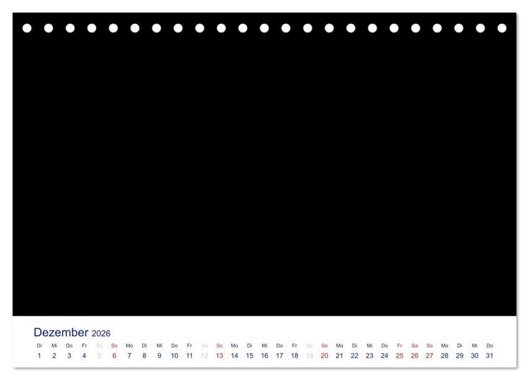 Produktbild: Farbiger Bastelkalender (Tischkalender 2026 DIN A5 quer), CALVENDO Monatskalender