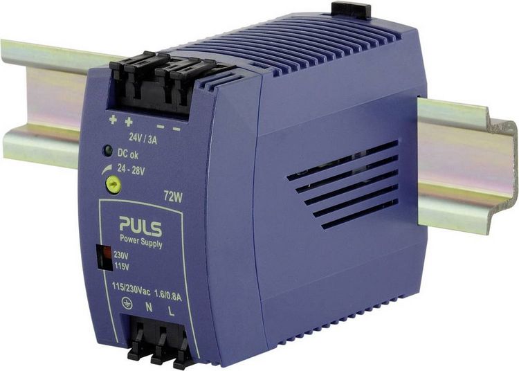 Produktbild: PULS ML70.100 Hutschienen-Netzteil (DIN-Rail) 24 V/DC 3 A 72 W Anzahl Ausg&auml;nge:1 x Inhalt 1 St.