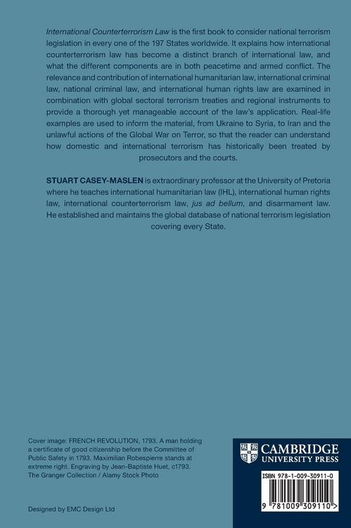 Produktbild: International Counterterrorism Law