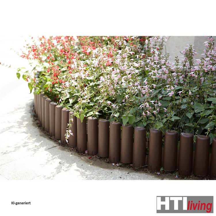 Produktbild: HTI-Living HTI-Living Beeteinfassung Palisade 8-teilig Nessa