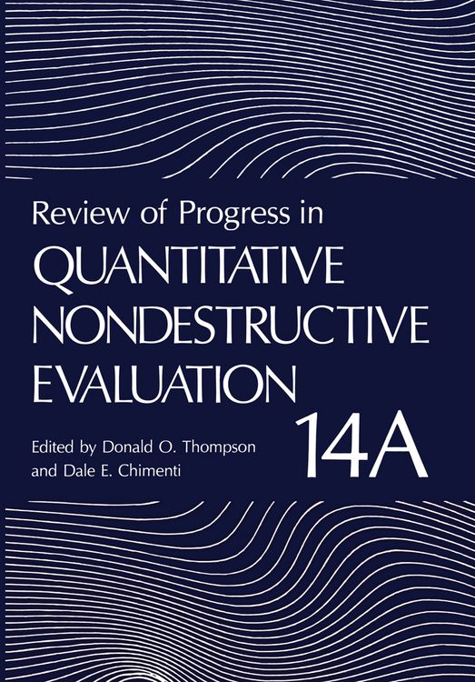 Produktbild: Review of Progress in Quantitative Nondestructive Evaluation