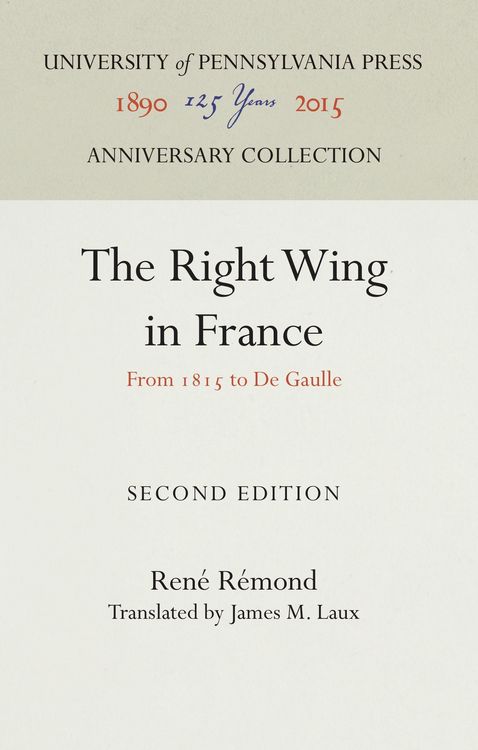 Produktbild: The Right Wing in France