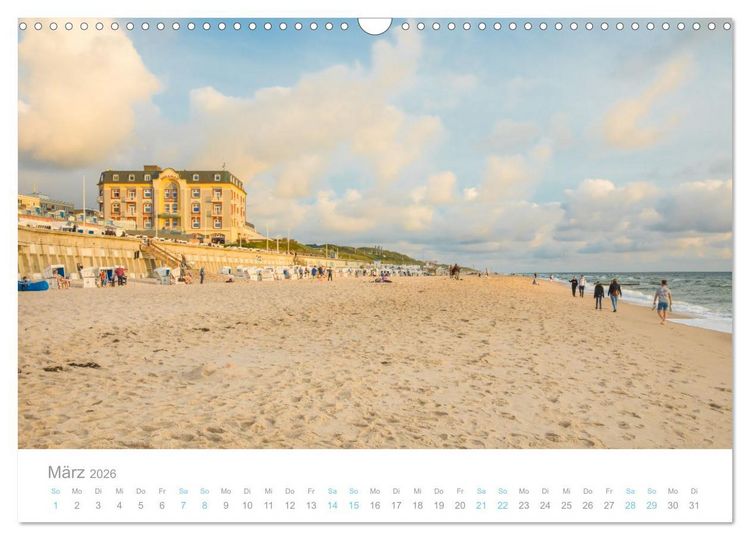 Produktbild: Sylt s&uuml;chtig (Wandkalender 2026 DIN A3 quer), CALVENDO Monatskalender