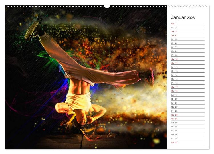 Produktbild: Break Dance (Wandkalender 2026 DIN A2 quer), CALVENDO Monatskalender