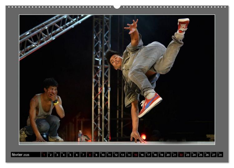 Produktbild: Break Dance et Hip-Hop (Calendrier mural 2026 DIN A2 vertical) calendrier de bureau