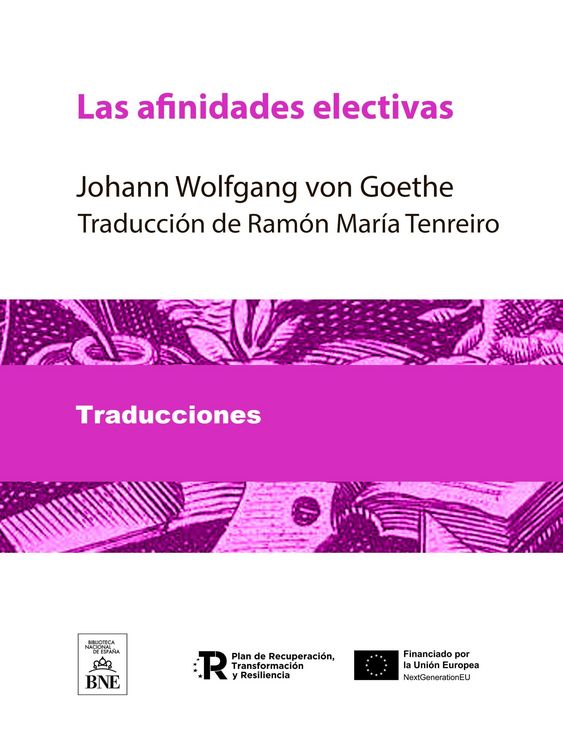 Produktbild: Las afinidades electivas