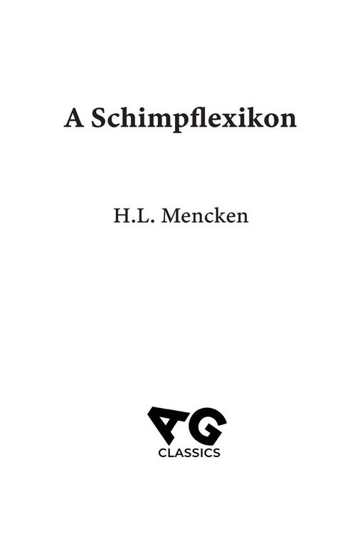 Produktbild: A Schimpflexikon