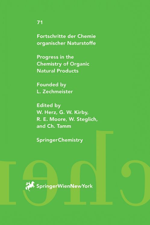 Produktbild: Fortschritte der Chemie organischer Naturstoffe / Progress in the Chemistry of Organic Natural Products