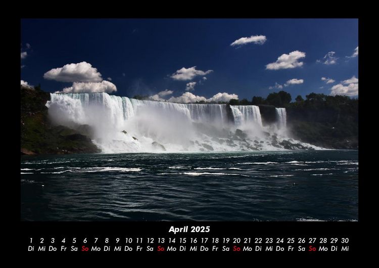 Produktbild: Wasserf&auml;lle 2025 Fotokalender DIN A3