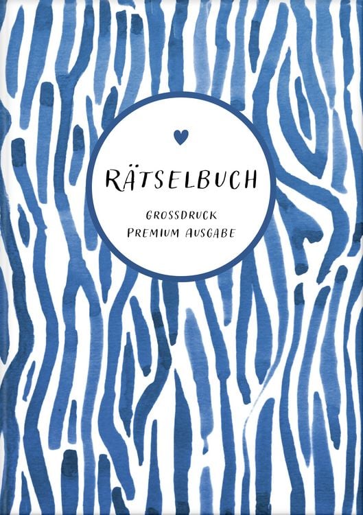 Produktbild: Deluxe R&auml;tselbuch/R&auml;tselblock mit extra gro&szlig;em Druck f&uuml;r Erwachsene und Senioren/Rentner im DIN A4-Format. Kreuzwortr&auml;tsel, Sudoku, Stradoku, R&auml;tselpyramide, Schwedenr&auml;tsel, uvm.