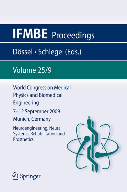 Produktbild: World Congress on Medical Physics and Biomedical Engineering September 7 - 12, 2009 Munich, Germany